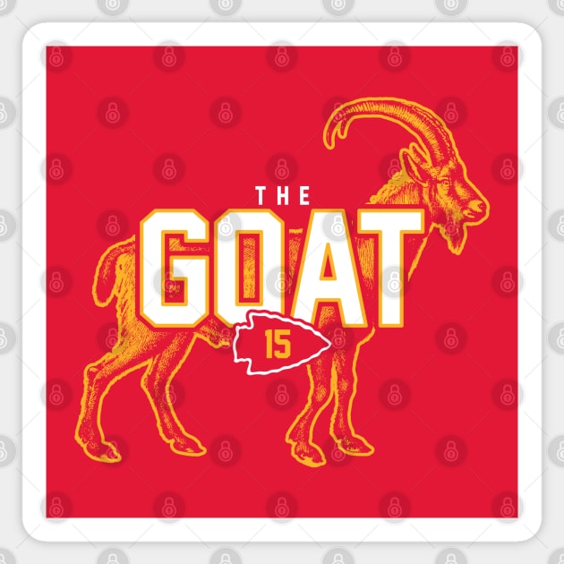 Kansas City - GOAT 15 Sticker by bellamuert3